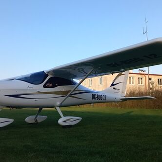 Tecnam P92 Echo - předváděcí let
